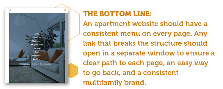 5 keys to apartment website designs