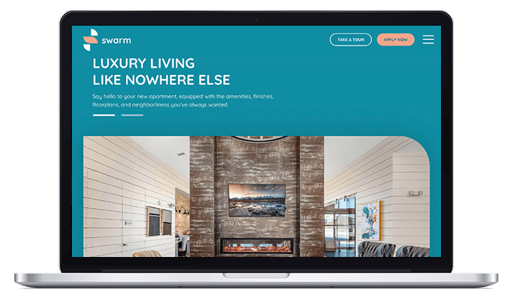 Swifty apartment web designs and multifamily websites