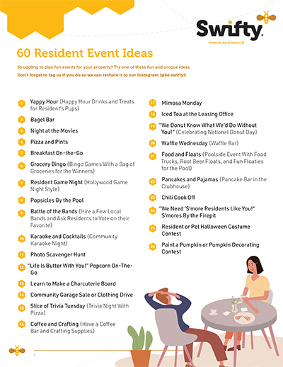 Easily Plan More Resident Events and Increase Resident Retention in 2022