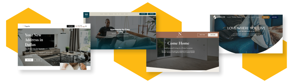 Examples of multifamily website designs