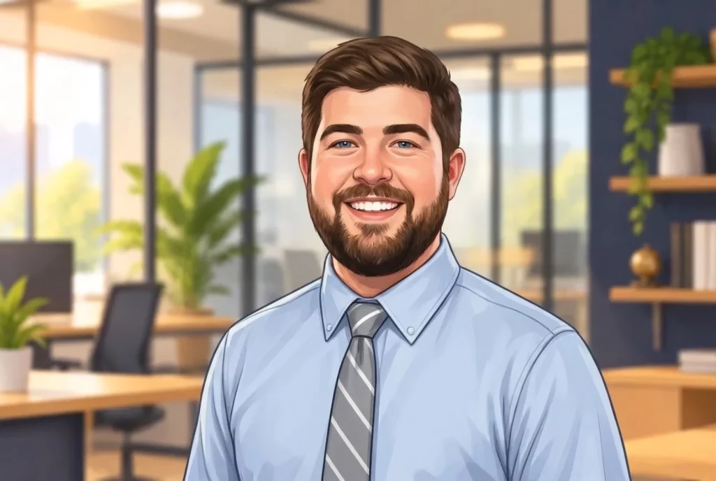 Illustration of Colin Rankin, Swifty partner coach
