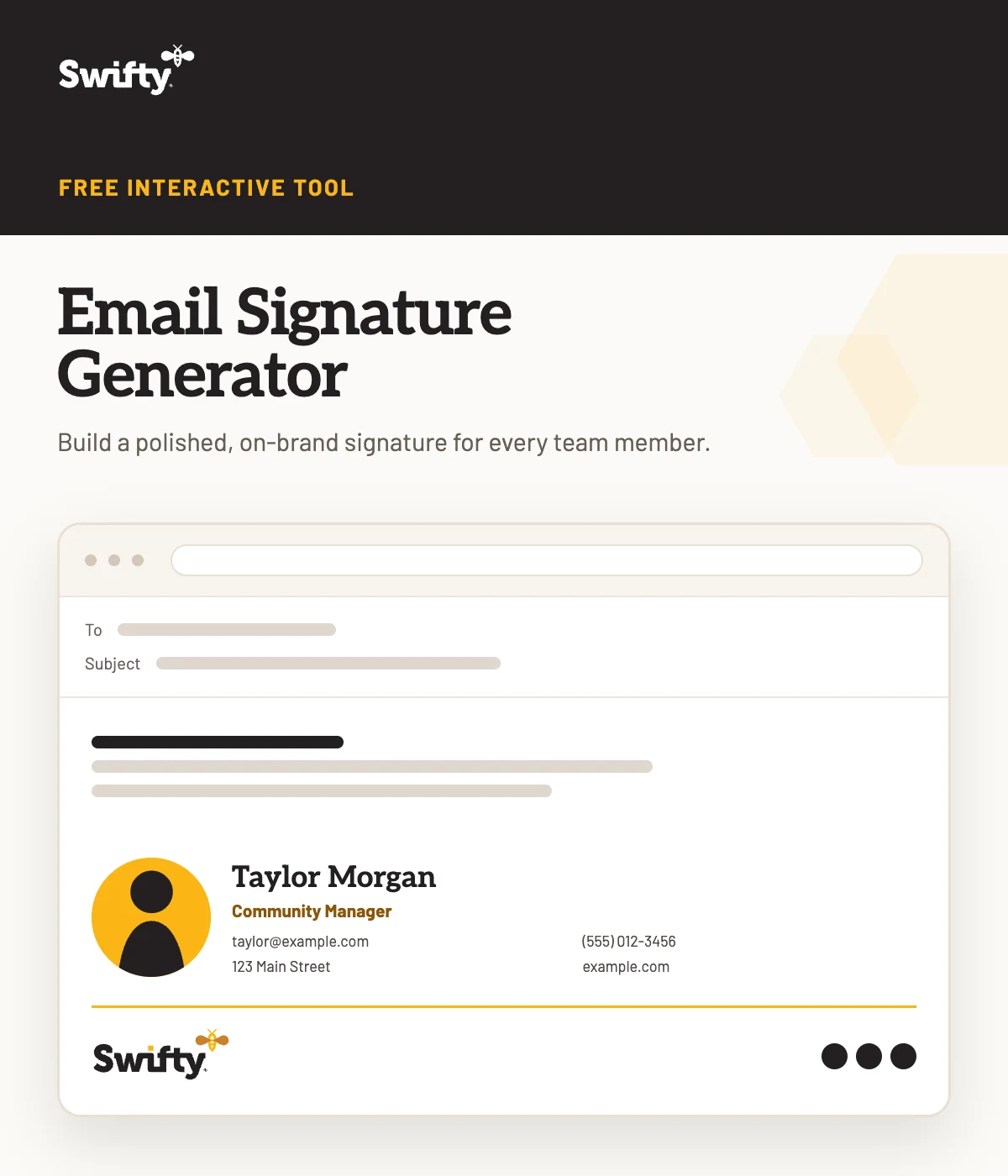 Email Signature Generator interactive resource preview
